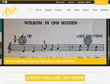 Tablet Screenshot of anz.be